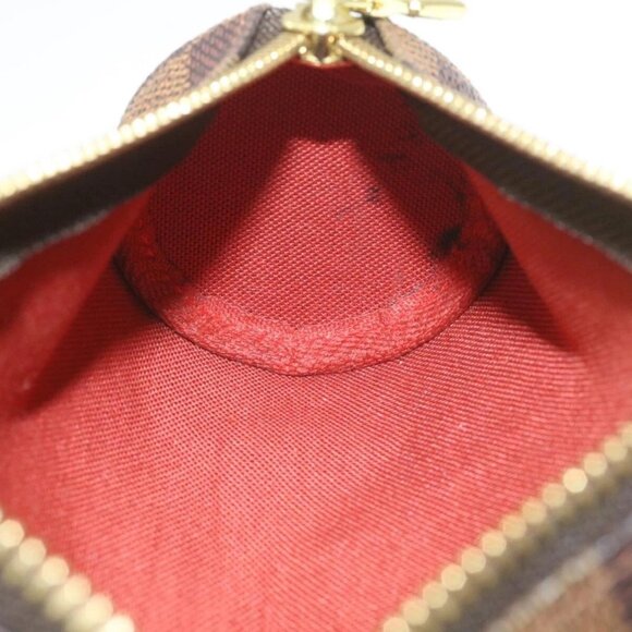 LOUIS VUITTON Damier Ebene Golf Cup 1998 Pouch LV Auth am199bV - Picture 11 of 14